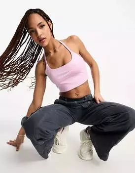 Розовый укороченный топ с логотипом Levi's в стиле 90-х годов