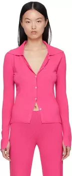 Розовый вересковый кардиган Commission