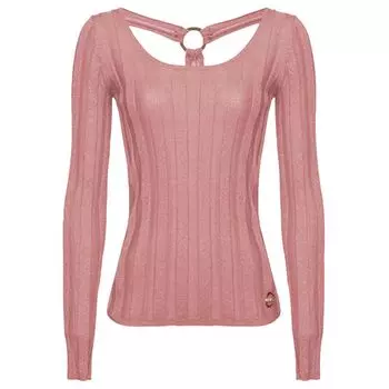 Розовый вискозный свитер Pinko