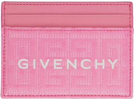 Розовый визитница G Cut Givenchy