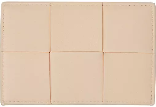 Розовый визитница Intreccio Bottega Veneta