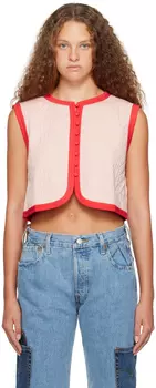 Розовый жилет Caro Editions Ravnbak