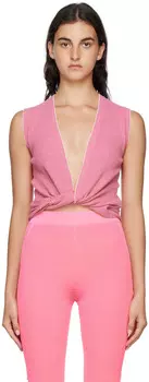 Розовый жилет Le Papier 'Le Haut Nou' Jacquemus