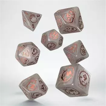 Rpg Dice Dragon RGFK Набор из 7 кварцевых кубиков