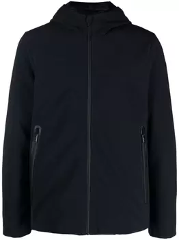 RRD куртка с капюшоном и тисненым логотипом, синий