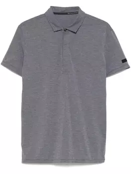 RRD рубашка поло с нашивкой-логотипом, серый