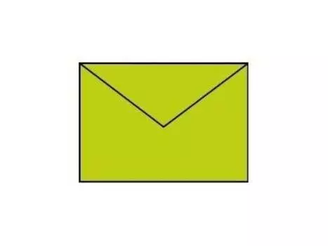 Rssler – конверт C6 с внутренней подкладкой салатового цвета Inna marka