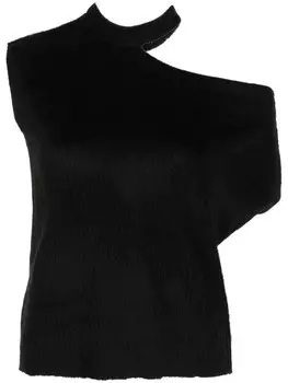 RTA футболка асимметричного кроя, черный