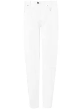 RTA кожаные брюки Ele, белый