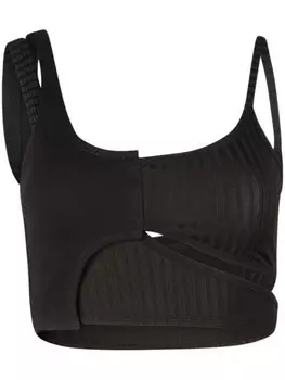 RTA укороченный топ Inacio асимметричного кроя, черный