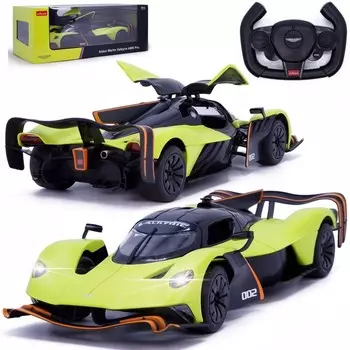 РУ МАШИНКА Aston Martin Valkyrie AMR С ДИСТАНЦИОННЫМ УПРАВЛЕНИЕМ С ОТКРЫВАЮЩИМИСЯ ДВЕРЬМИ Зеленый Rastar