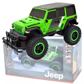 Ру Машинка С Дистанционным Управлением Jeep Wlangler Zielonyn Внедорожник Масштаб 1:16