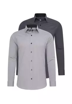 Рубашка (2 шт) приталенного кроя RUSTY NEAL, серый