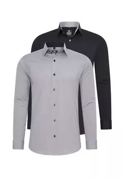 Рубашка (2 шт) приталенного кроя RUSTY NEAL, серый