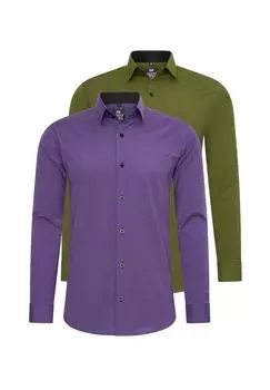 Рубашка (2 шт) приталенного кроя RUSTY NEAL, фиолетовый