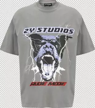 Рубашка 2Y Studios Rottweiler, серый