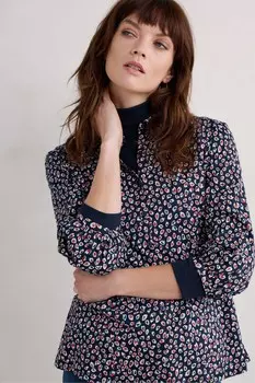 Рубашка 3/4 обнимашка Seasalt Cornwall, синий