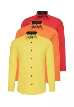 Рубашка (3 шт) с длинными рукавами, приталенного кроя RUSTY NEAL, желтый