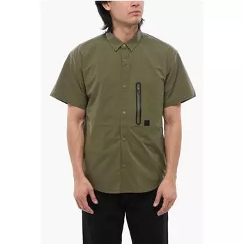 Рубашка 4AWAY TREK с короткими рукавами и нагрудным карманом Woolrich, Army