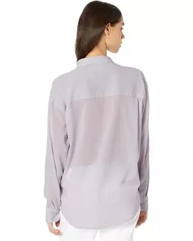 Рубашка 7 For All Mankind Classic Button-Up Shirt, цвет Light Lilac