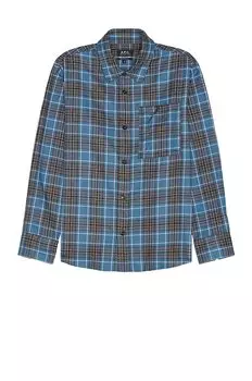 Рубашка A.P.C. Graham Surchemise, синий