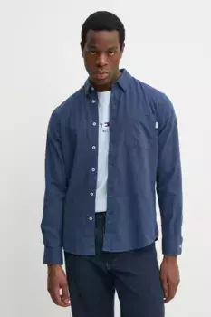 Рубашка AARON из хлопка Pepe Jeans, темно-синий