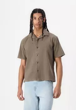 Рубашка Abercrombie & Fitch, бежевый