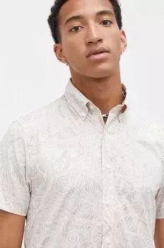 Рубашка Abercrombie & Fitch, бежевый