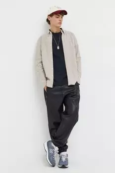 Рубашка Abercrombie & Fitch, бежевый