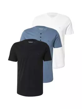 Рубашка Abercrombie & Fitch, цвет Sapphire/Black/White