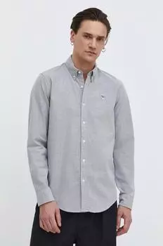 Рубашка Abercrombie & Fitch, серый