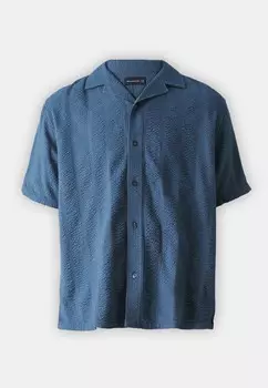 Рубашка Abercrombie & Fitch, сине-серый