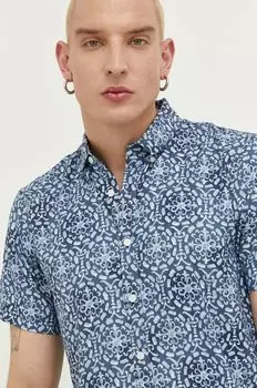 Рубашка Abercrombie & Fitch, синий