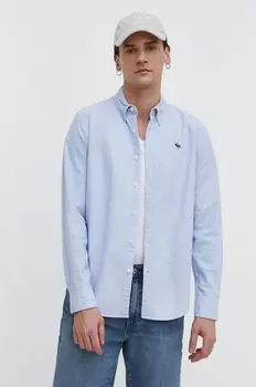 Рубашка Abercrombie & Fitch, синий