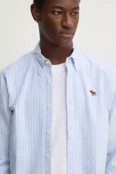 Рубашка Abercrombie & Fitch, синий