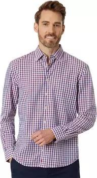 Рубашка Abner Hangin Out Woven johnnie-O, цвет Malibu Red