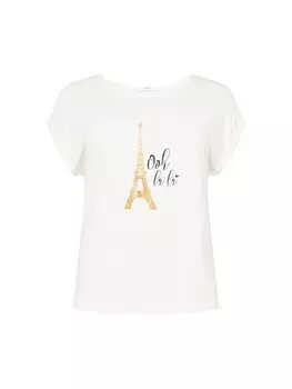 Рубашка About You Fleur, белый