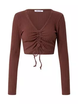 Рубашка ABOUT YOU Maxi Longsleeve, коричневый