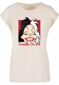Рубашка ABSOLUTE CULT 101 Dalmations - Cruella De Vil Head, песочный