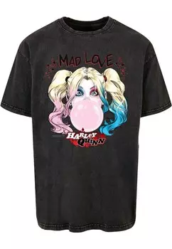 Рубашка ABSOLUTE CULT Batman - Harley Quinn Mad Love, антрацит