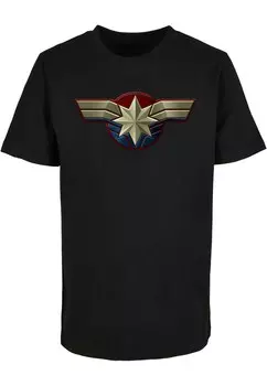 Рубашка ABSOLUTE CULT Captain Marvel, черный