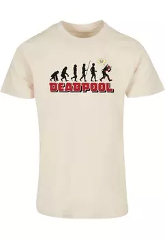Рубашка ABSOLUTE CULT Deadpool - Evolution, песочный