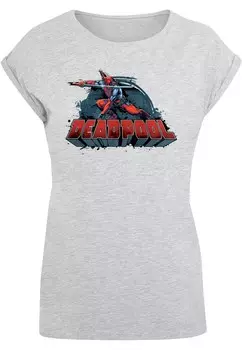 Рубашка ABSOLUTE CULT Deadpool - Sword, цвет Basalt grey/mottled grey