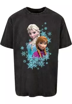 Рубашка ABSOLUTE CULT Frozen - Elsa And Anna Sisters, антрацит