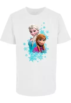 Рубашка ABSOLUTE CULT Frozen - Elsa And Anna Sisters, белый