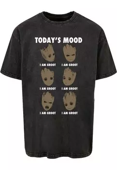 Рубашка ABSOLUTE CULT Guardians Of The Galaxy Vol 2 - Groot Todays Mood, черный