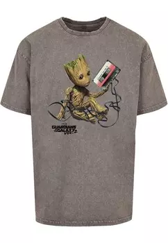 Рубашка ABSOLUTE CULT Guardians Of The Galaxy Vol2 - Groot Tape, серый