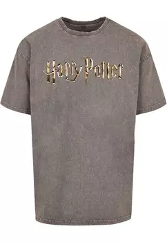 Рубашка ABSOLUTE CULT Harry Potter - Colour Logo, серый