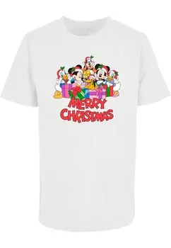 Рубашка ABSOLUTE CULT Mickey Mouse And Friends - Christmas, белый