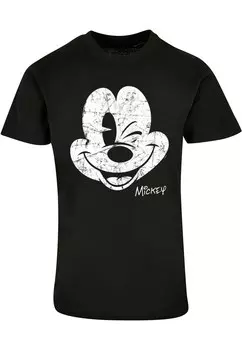 Рубашка ABSOLUTE CULT Mickey Mouse - Distressed, черный